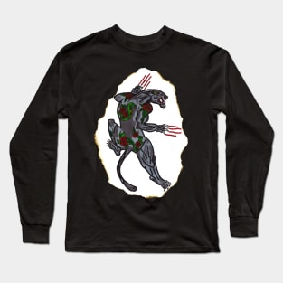 Tattoo Panther Long Sleeve T-Shirt